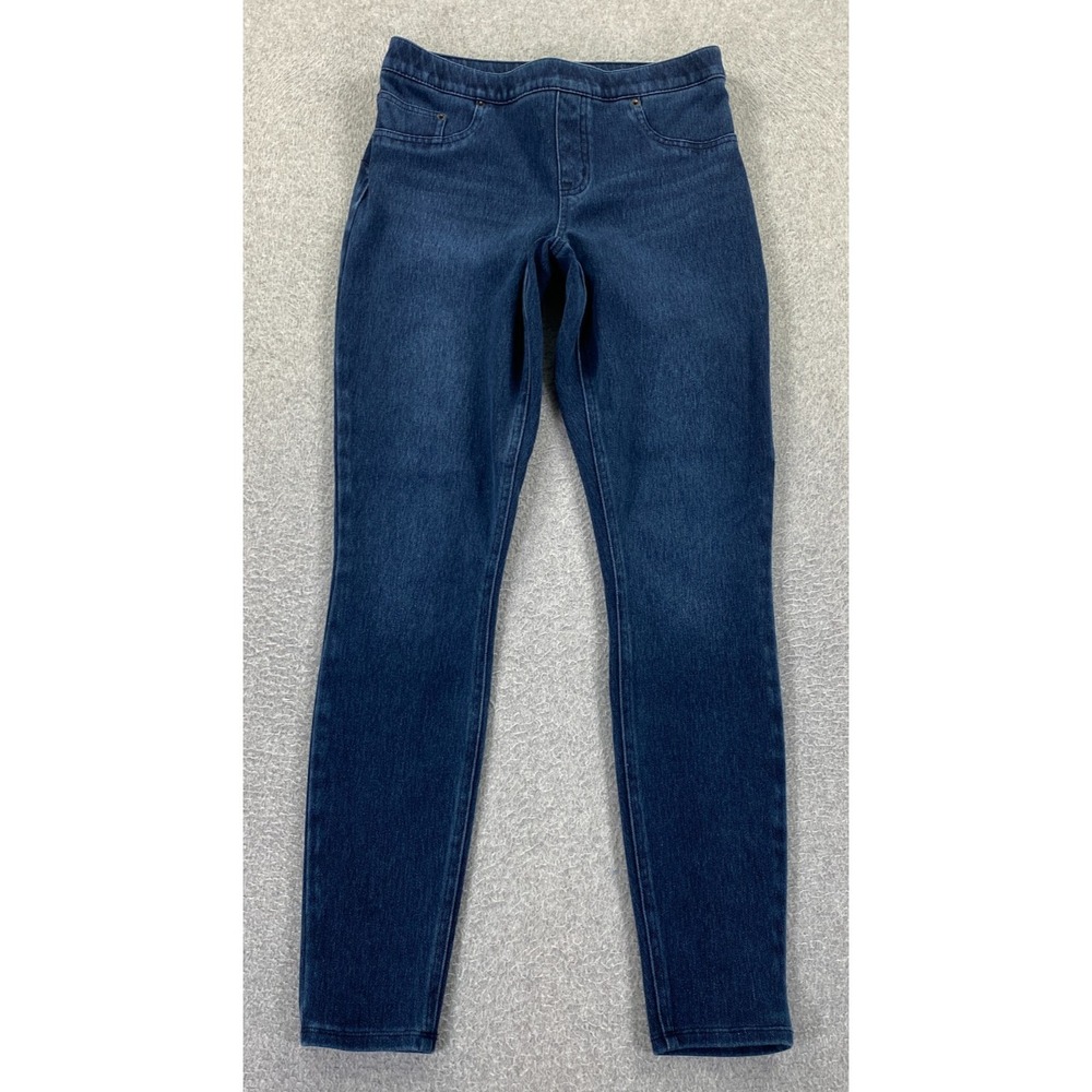 Spanx Women's Jean-ish Ankle Legging Medium Preppy City Slimming Dark Wash